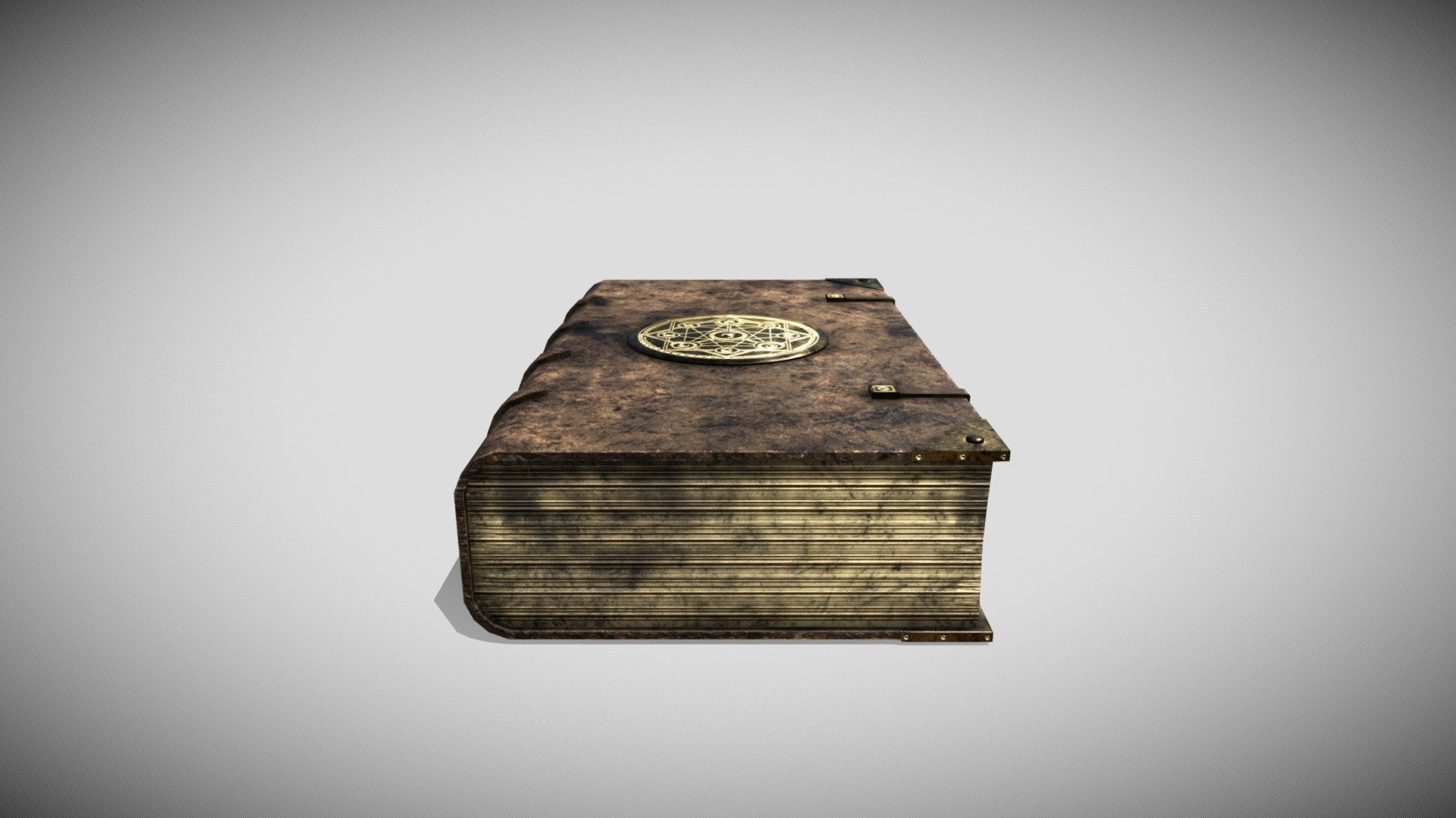 Fantasy/ Magic/ Medival Clasped Book

Low-poly model, PBR, AR/ VR, Google, Unity and UE friendly

Textures; 2048 x 2048, base, metal, rough, normal and height maps supplied.

OpenGL, Dilation + single colour background, 16 pixel padding.

If you require further information on this model, or a particular format, please do not hesitate to ask 3d model