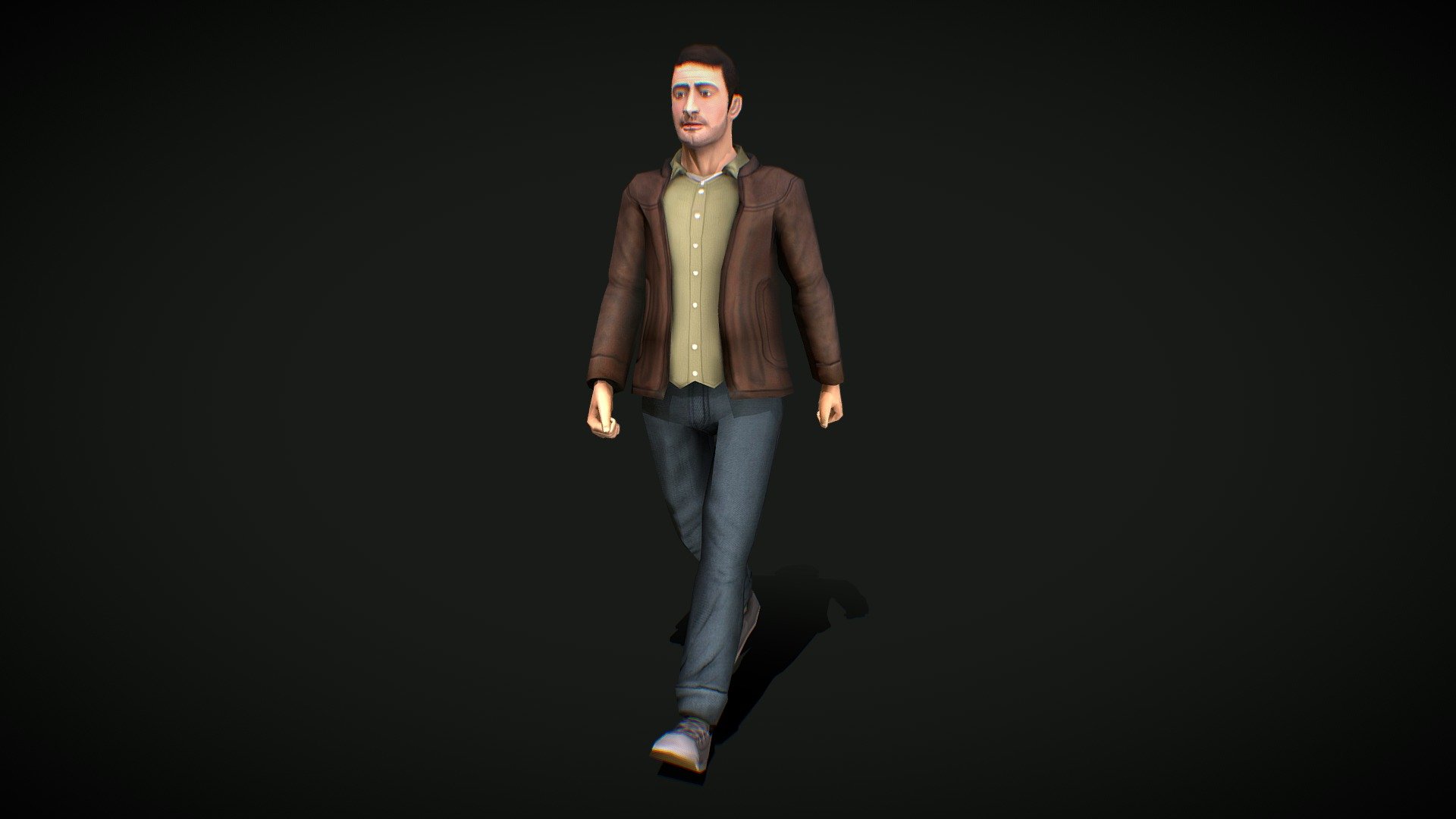 An ideal character for architectural visualizations or mobile games, very low polygon geometry. The Model has animations … The 3D rigging is compatible with Unity Engine’s Mecanim but can work with other game engines. (tested on Unreal, Godot, Unity)

NEW




Fixed axes

Remade animations

TODO




limit weights to a maximum of 4 bones.

Test compatibility with Three.js and Babylon.js

This is free for you. If you downloaded this file and liked it, please consider pressing the star button.

Follow me! More free stuff to come soon 3d model