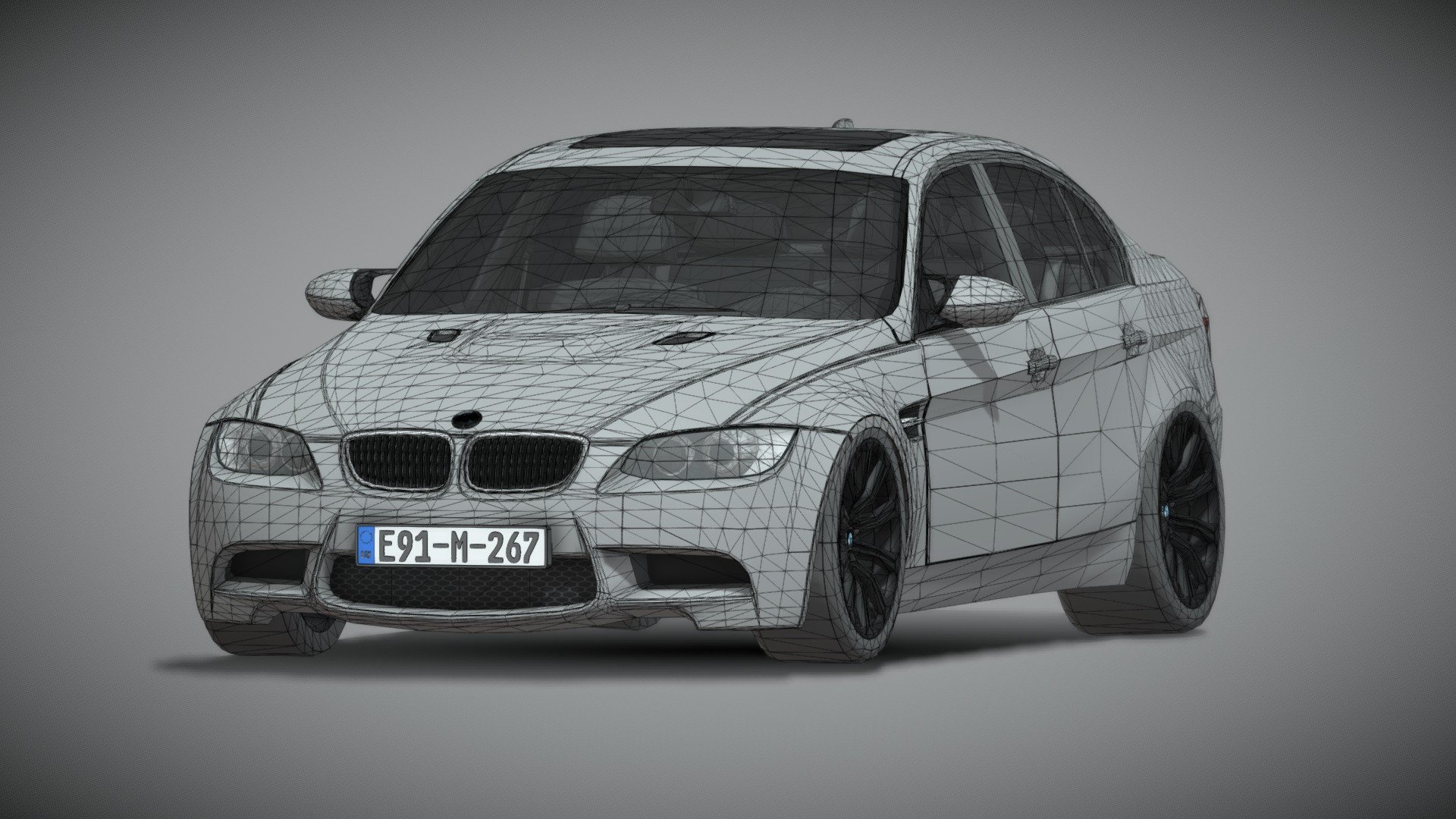 credits: Enis M - BMW M3 E90 - 3D model by BLZ Peformanceᵀᴹ (@boombasslord) 3d model