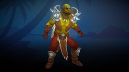 Stylized Orc Male Barbarian(Outfit) blood, gladiator, rpg, cloth, orc, pose, barbarian, sand, mmo, rts, water, rum, outfit, moba, handpainted, lowpoly, stylized, fantasy, male
