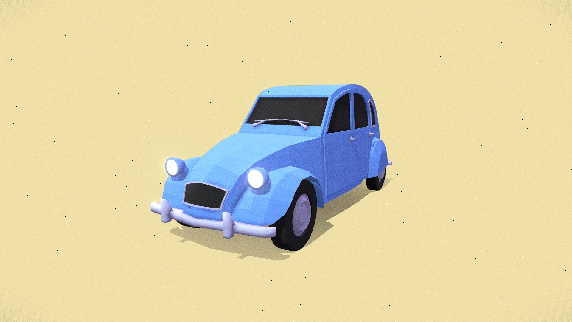 This is a free cartoon Low Poly style car.
* The model supports mobile devices Unity or UE4
In the future I will publish a lot of free models, rate and write a comment to promote my account ;) - FREE Retro France Car Cartoon (Low Poly) - Download Free 3D model by Moonlight (@moonlight2023) 3d model