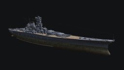 Yamato battleship, japan, ww2, warship, wows, ship