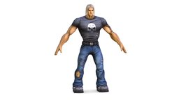 Low Poly Man Cartoon Character trooper, style, tshirt, warrior, soldier, people, future, punk, master, invader, tattoo, torso, protection, young, jeans, builder, men, scum, t-shirt, modification, powerful, blonde, gangster, bandit, denim, menswear, researcher, atletic, bosscharacter, employee, character, cartoon, skull, man, human, male, skyfi, hooligan, blonde-hair, "envelopes", "workable", "spacesuiter"