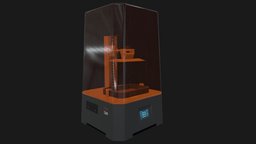Resin (photopolymer) 3d printer