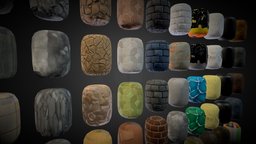 Material Library [showcase only] FREE medieval, materials-and-textures, blender, texture, free, material, materials-pbr-texturing, material-library, free-material