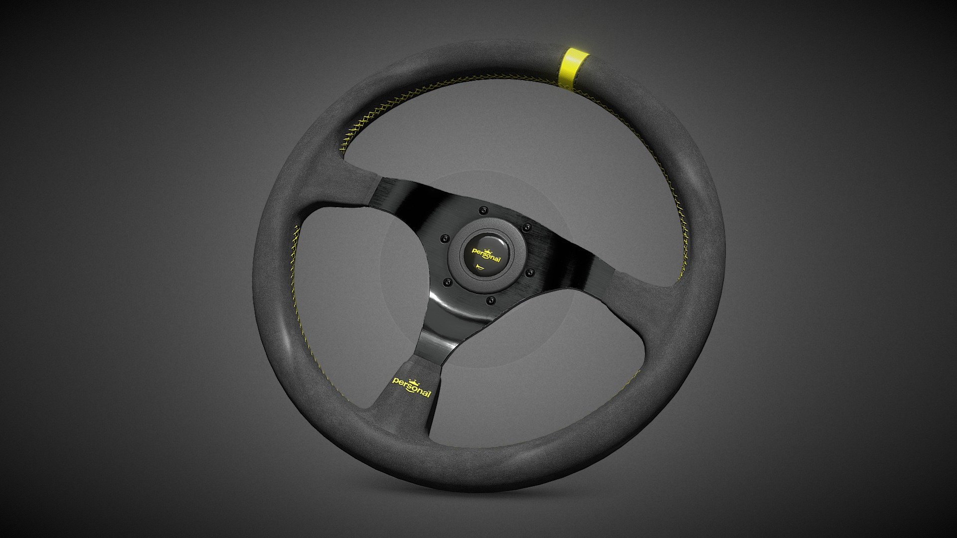 Nardi-Personal Trophy racing steering wheel

PBR Metallic roughness
Modelled in Blender
Textured in Substance Painter

Feedback is of course welcome - Nardi-Personal Racing Steering Wheel - 3D model by Jordan (@Evailion) 3d model