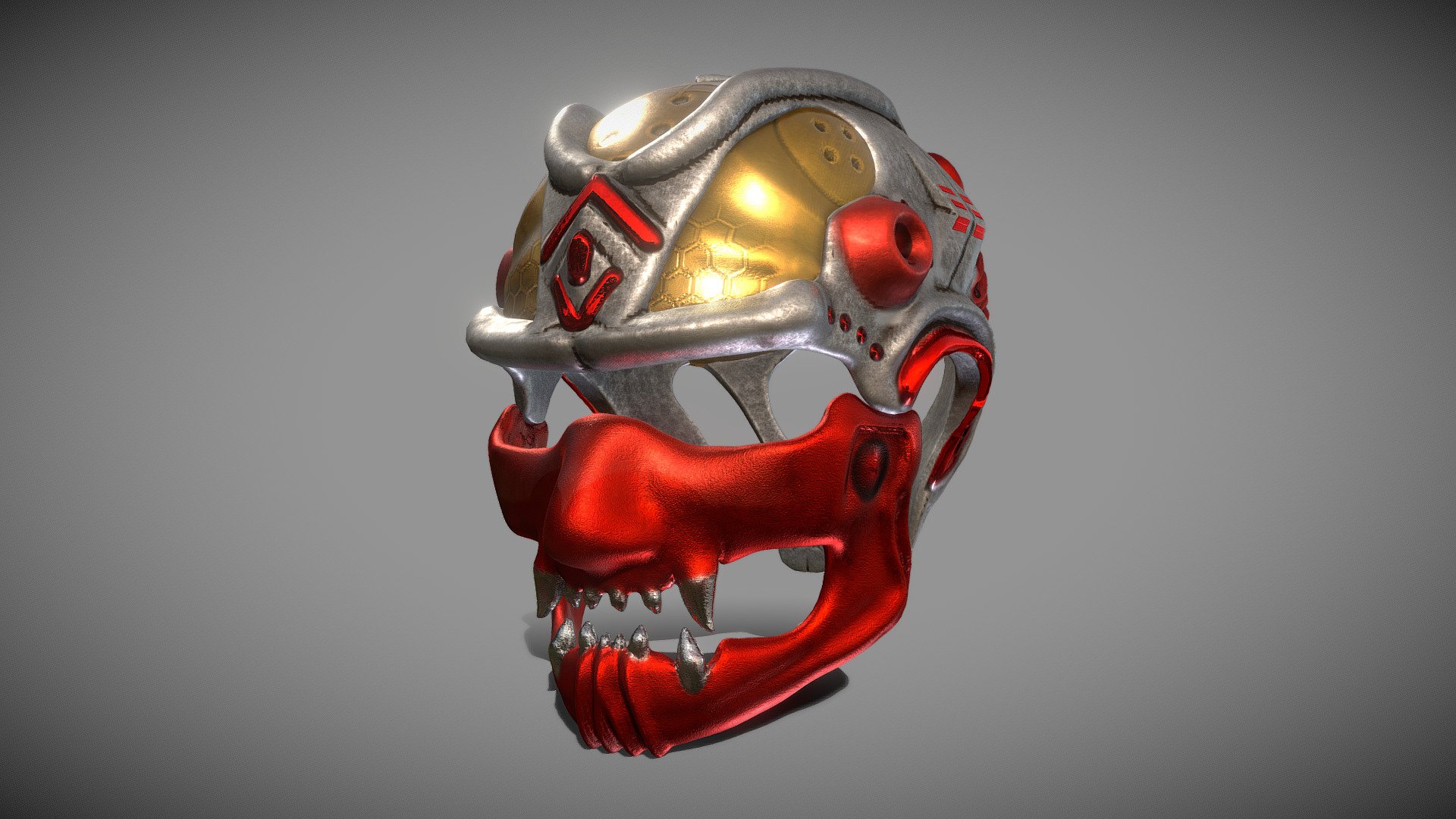 Individual parts ( Face mask, Top and helmet )
Digital painting in 3D Coat
PBR Textures ( 4096 px )
Quad Mesh

by Lucid Dreams visuals

www.luciddreamsvisuals.com.ar - Red Helmet - Japan Style mask - Buy Royalty Free 3D model by Lucid Dreams (@vjluciddreams) 3d model