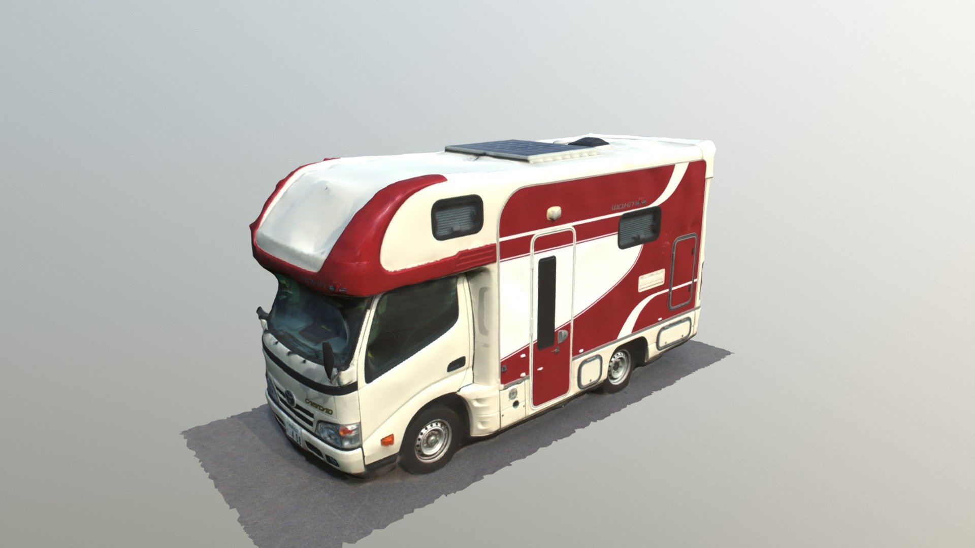 ドローンで空撮。
その写真を元に
3Ｄ化
https://www.otsinternational.jp/otsrentacar/okinawa/car-selection/camping-car/ - OTSrentacar camper - 3D model by katubotatu 3d model