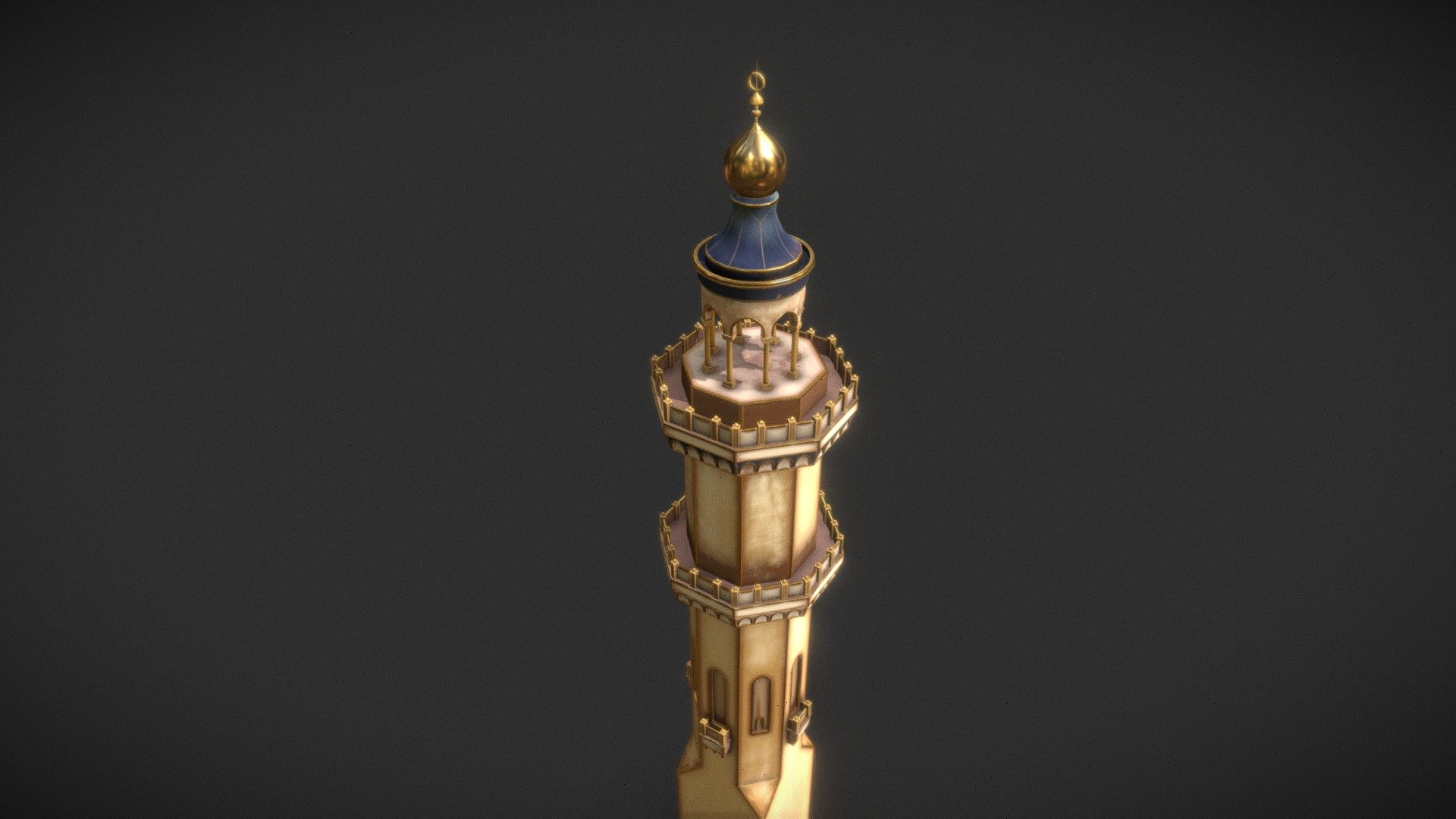 Minarets of the mosque from the next project ✨
This project will be the biggest project I've ever worked on - Minarets of the mosque - 3D model by Ali.Hassan (@alihassanart) 3d model
