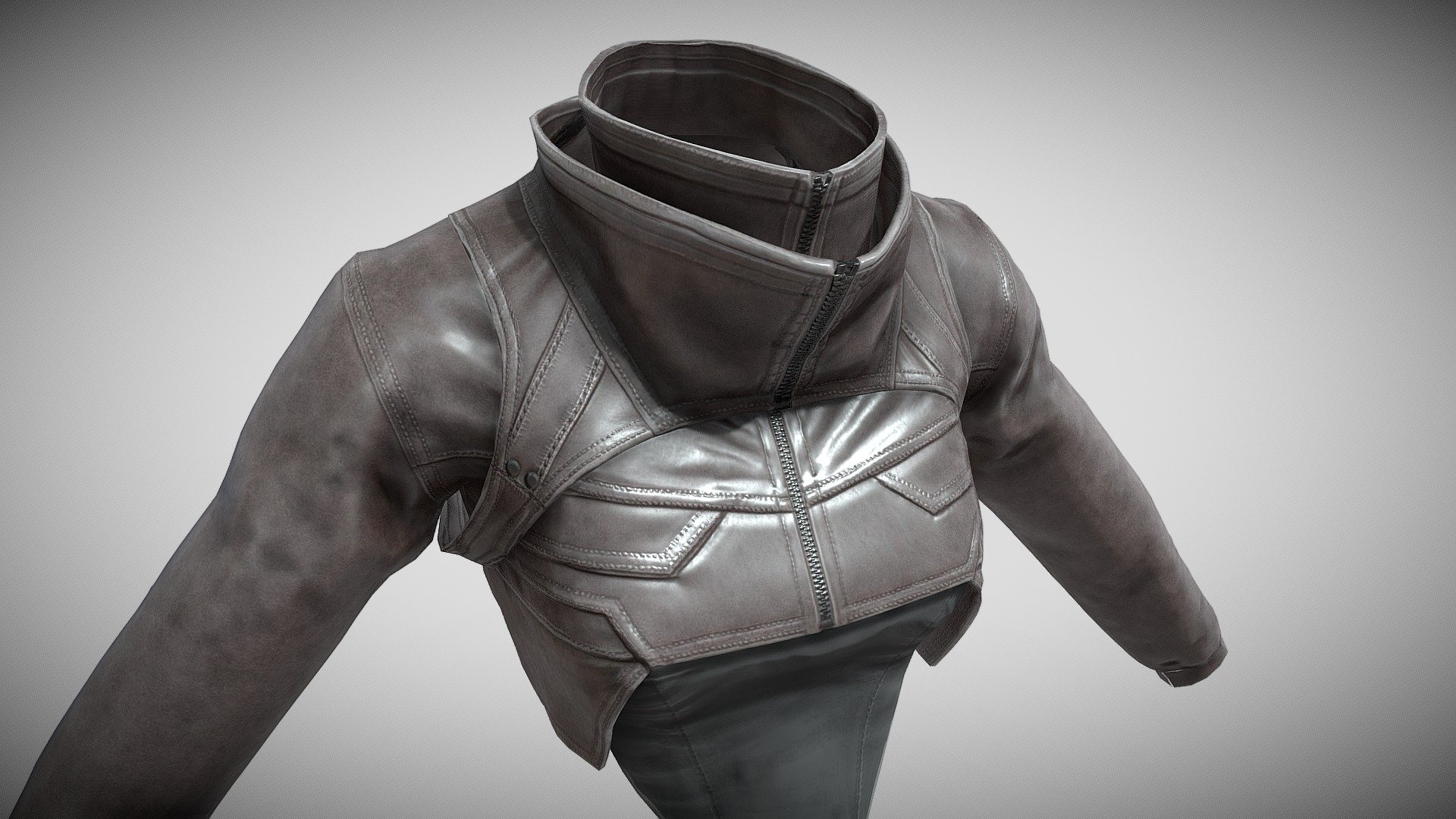 Tifan Techwear - Jacket 2 - Download Free 3D model by strangelet 3d model
