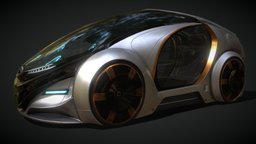 CAR 3 SCIFI (3Dpro) vehicule, vehicles, cars, cyberpunk, scifi, sci-fi, futuristic, car