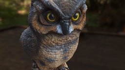 Owl owl, photogrammetry, 3df-zephyr