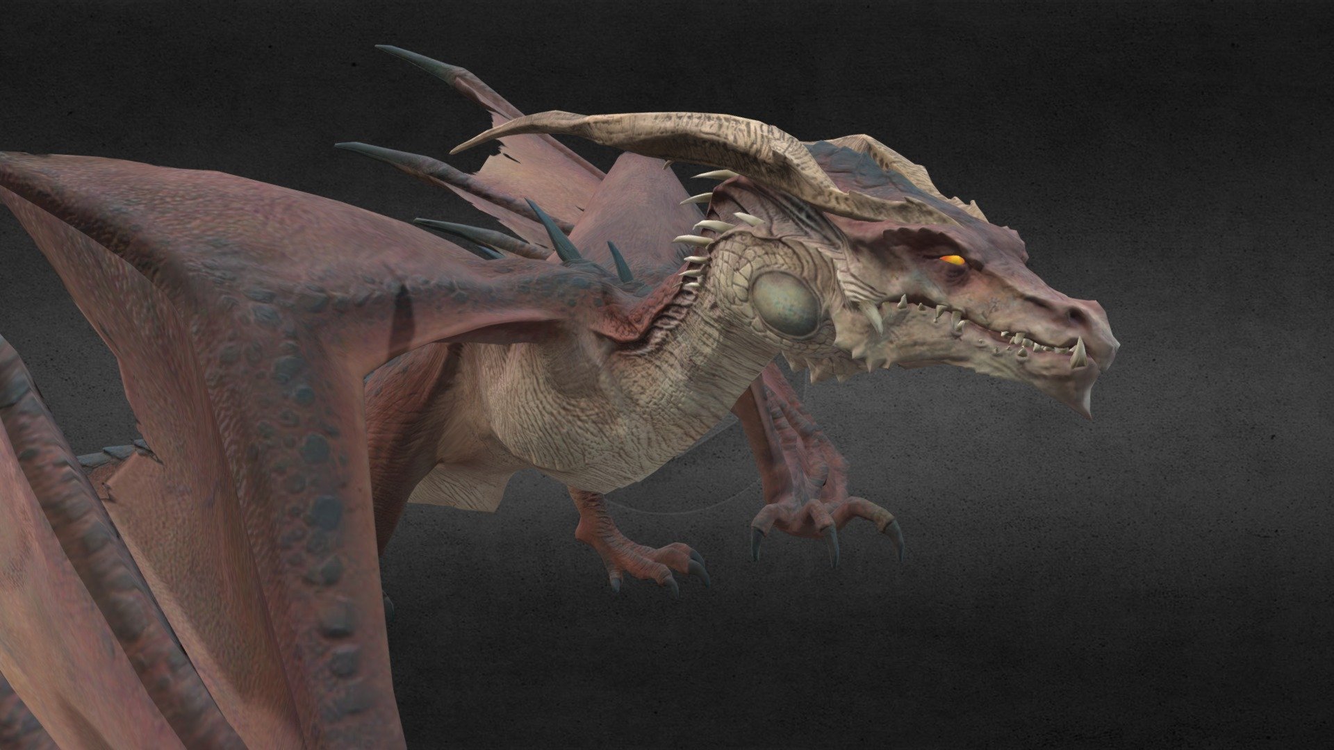 Dragon Animation Standing - Dragon Animation Standing - Download Free 3D model by Al-Deezel (@Al-dezel) 3d model