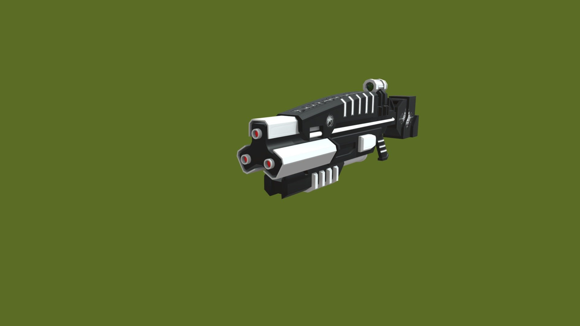 Scifi_Gun - Download Free 3D model by trapART (@TrapPark) 3d model