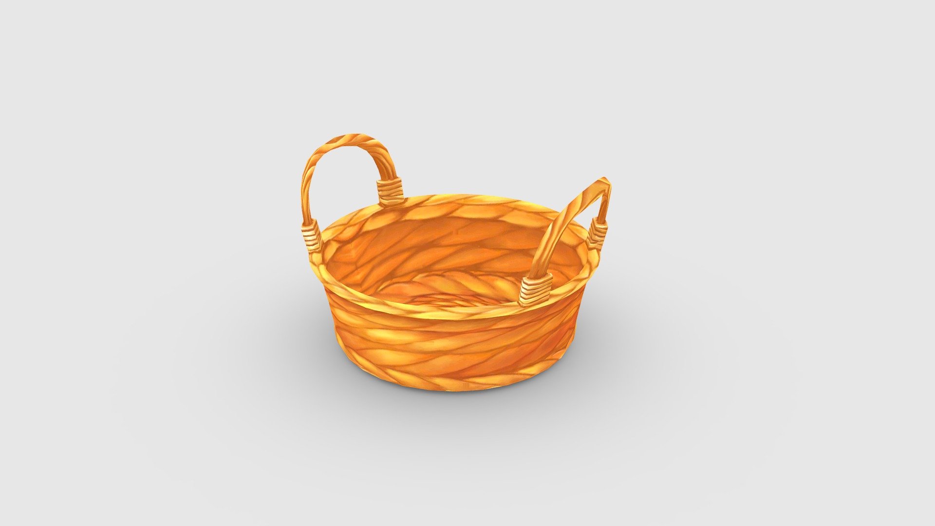 Cartoon vegetable basket - Cartoon vegetable basket - Buy Royalty Free 3D model by ler_cartoon (@lerrrrr) 3d model