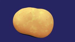 Potato highpoly, bakingtexture