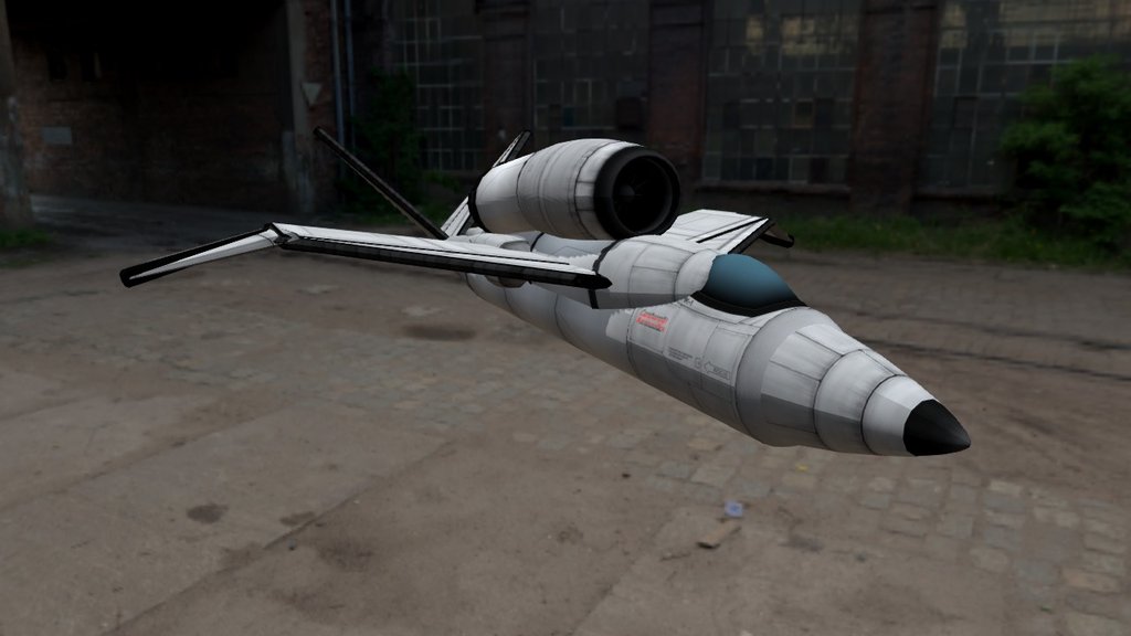 Video &amp; Download: https://youtu.be/ISS0oxq3ECo - KSP Heinkel He 162C "Volksjäger" - 3D model by Carcharoth 3d model