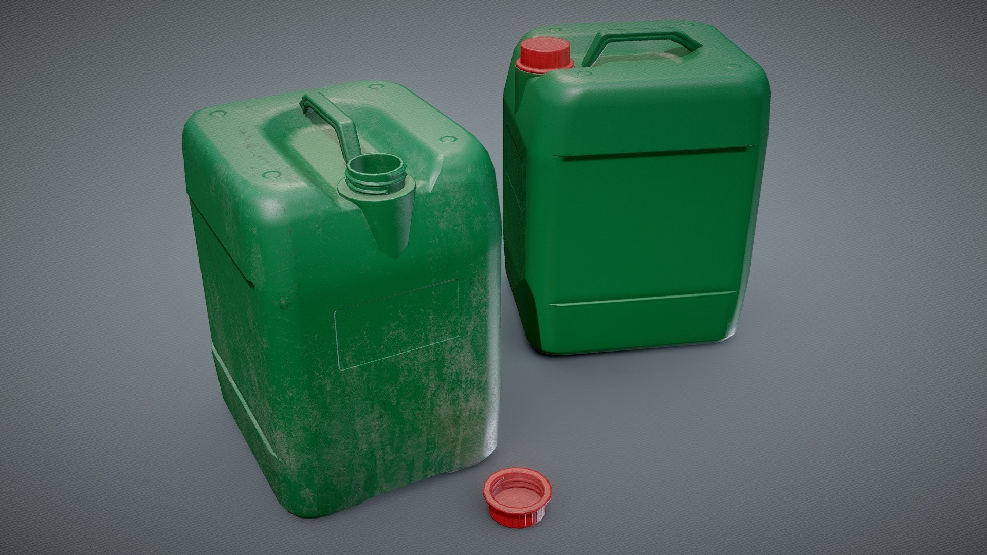 Additional file contains manually made LODs in 4 stages and custom collider in .fbx, gltf. and .obj formats as well as 2k texture sets for Unity5, Unity HDRP, UnrealEngine4, PBR Metal Roughness - Canister 20L Green - Buy Royalty Free 3D model by NollieInward 3d model