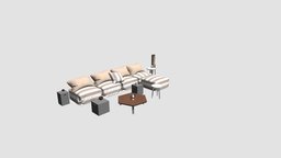 Furniture lamp, cushion, sofa, furniture, table, 17, am174