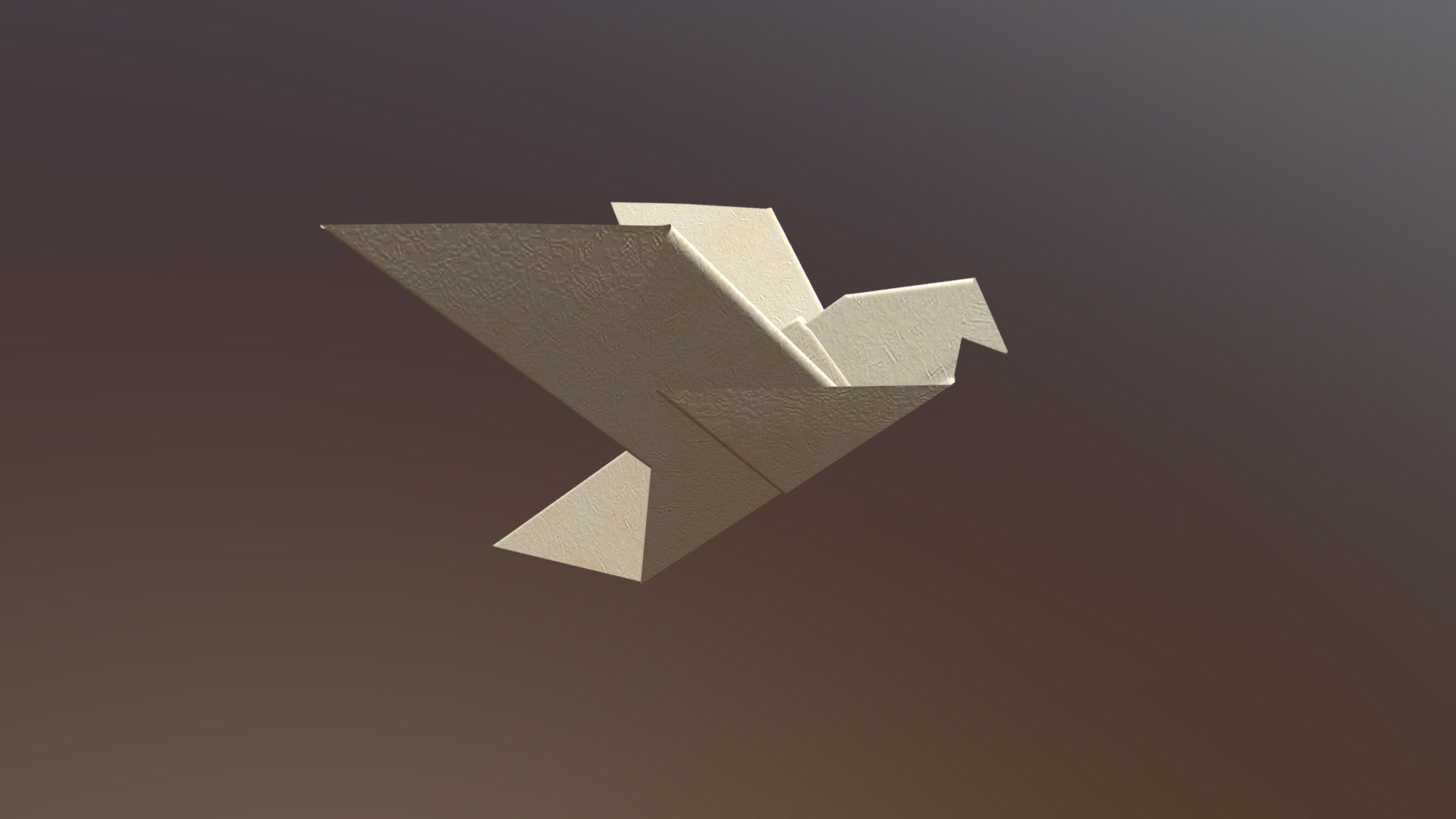 in work had to model an origami bird for animating, had tried initially modelling in maya which quickly got awkward, the whole process was much easier to set up in zbrush, decimate and uv before taking back into substance painter and maya for rigging - Origami Bird stop motion - Buy Royalty Free 3D model by shaunwho 3d model