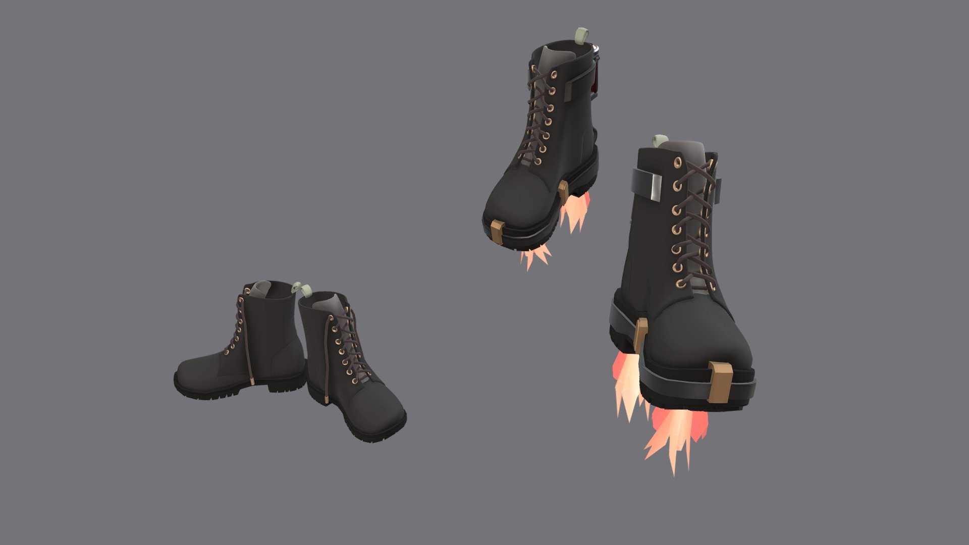 Diffrent boots - Download Free 3D model by Tom Bombadil (@recursivedude) 3d model