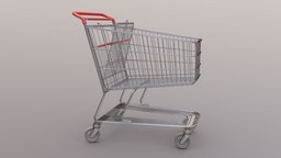 A Shopping Cart prop, wagon, cart, shopping, new, supermarket, mall, shoppingcart, 2021, asset, 3dee, grocery-cart, shopcart