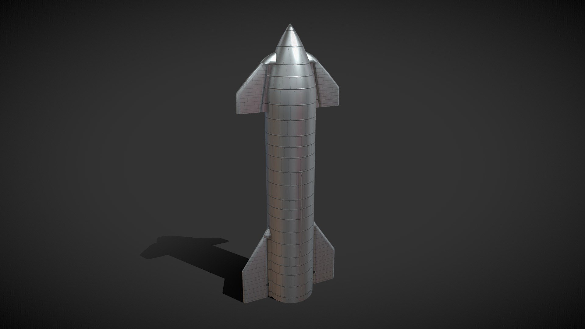 In celebration of SpaceX's successful landing of SN10 I decided to give modeling starship a shot.                                       

&ldquo;Everything is Norminal and we are go for launch