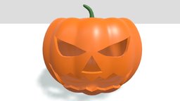Cartoon Halloween Pumpkin lantern, death, carve, haunted, scary, september, vegetable, fear, gourd, character, cartoon, decoration, monster, fantasy, dark, halloween, pumpkin, spooky, light, horror, evil, zombie