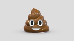 Apple Pile Of Poo face, set, apple, messenger, smart, pack, collection, icon, vr, ar, smartphone, android, ios, samsung, phone, print, logo, cellphone, facebook, emoticon, emotion, emoji, chatting, animoji, asset, game, 3d, low, poly, mobile, funny, emojis, memoji