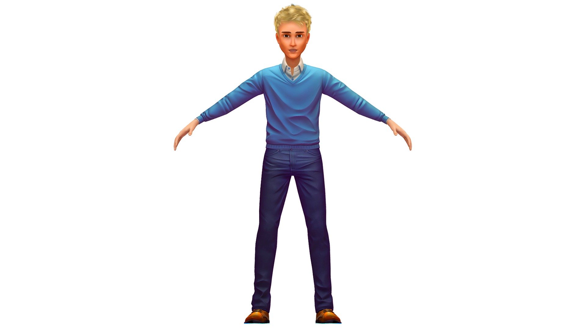 you can combine and match othercombinations using the collection:

hair collection - https://skfb.ly/ovqTn

clotch collection - https://skfb.ly/ovqT7

lowpoly avatar collection - https://skfb.ly/ovqTu - Cartoon Low Poly Style Avatar 001 - Buy Royalty Free 3D model by Oleg Shuldiakov (@olegshuldiakov) 3d model