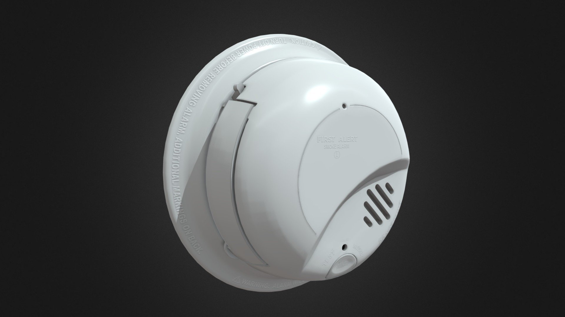 Smoke Detector
The model has an optimized low poly mesh with the greatest possible number of simplifications that do not affect photo-realism but can help to simplify it, thus lightening your scene and allowing for using this model in real-time 3d applications.

Real-world accurate model.  In this product, all objects are ERROR-FREE and All LEGAL Geometry. Subdivisions are not required for this product.

Perfect for Architectural, Product visualization, Game Engine, and VR (Virtual Reality) No Plugin Needed.

Format Type




3ds Max 2017 (standard shader)

FBX

OBJ

3DS

Texture

2 multi/sub material used. 2 different sets of textures:




Diffuse

Normal

Specular

Gloss

Specular n Gloss [.tga additional texture]

You might need to re-assign textures map to model in your relevant software - Smoke Detector Machine - Buy Royalty Free 3D model by luxe3dworld 3d model