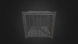 Cage 1 cage, medieval, prison, torture, weapon, fantasy