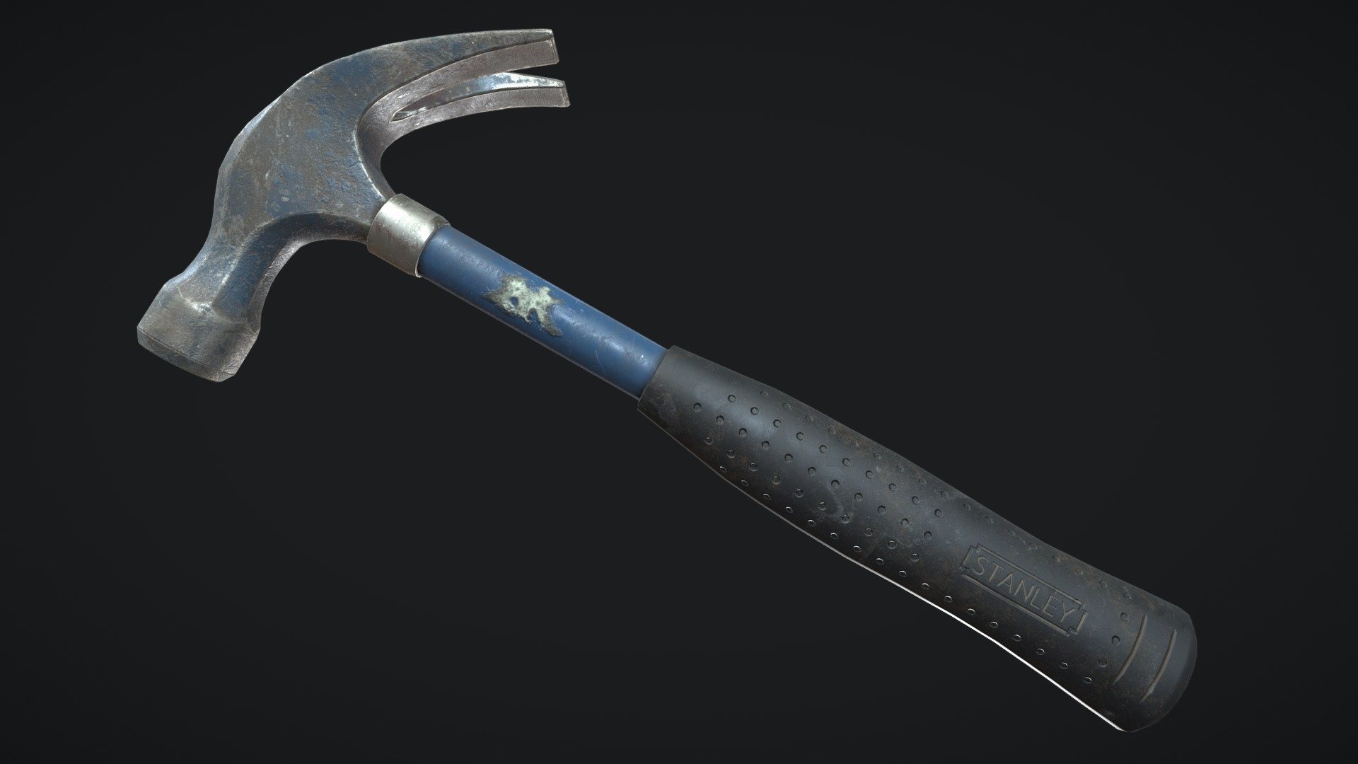 A game ready PBR hammer from my dad his toolbox.
Made in maya and substance painter - PBR Stanley Hammer - 3D model by anoukdks 3d model
