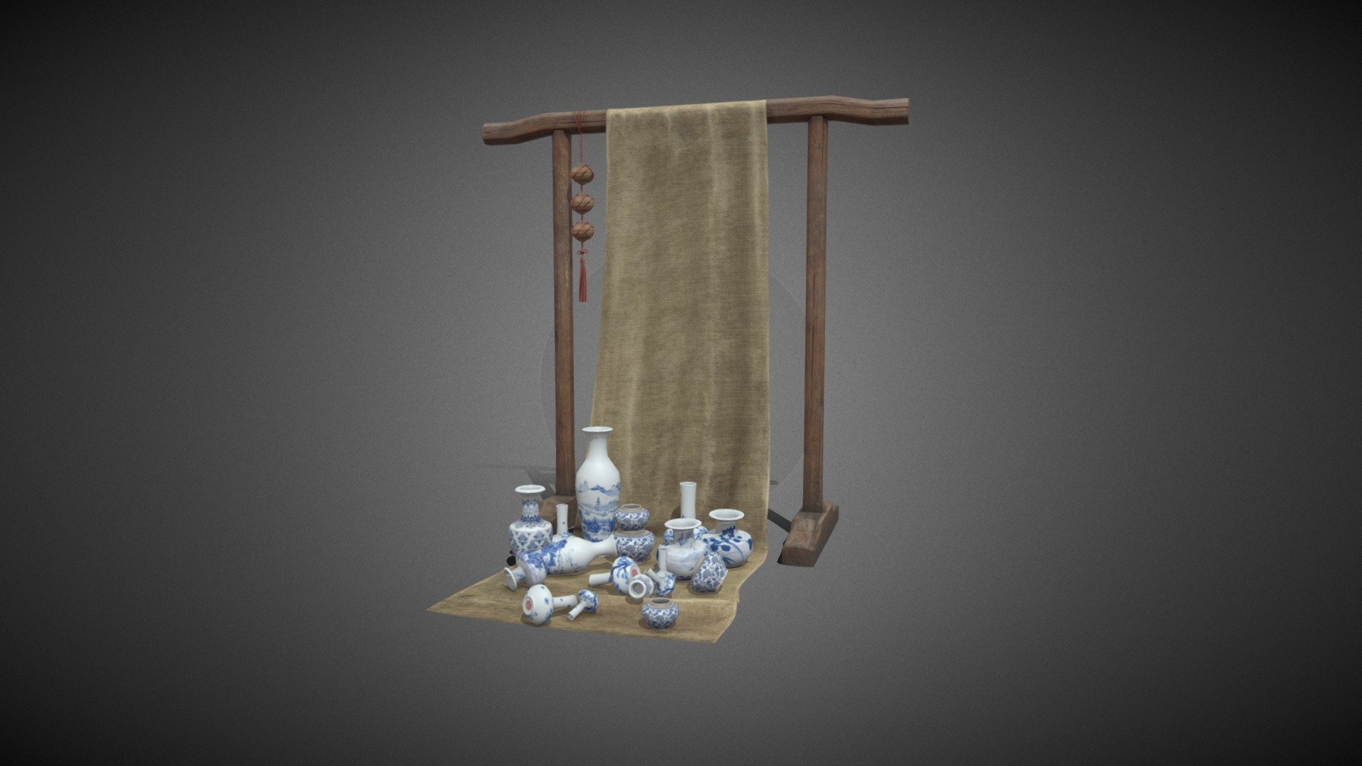 stand stall - Buy Royalty Free 3D model by misitewang 3d model