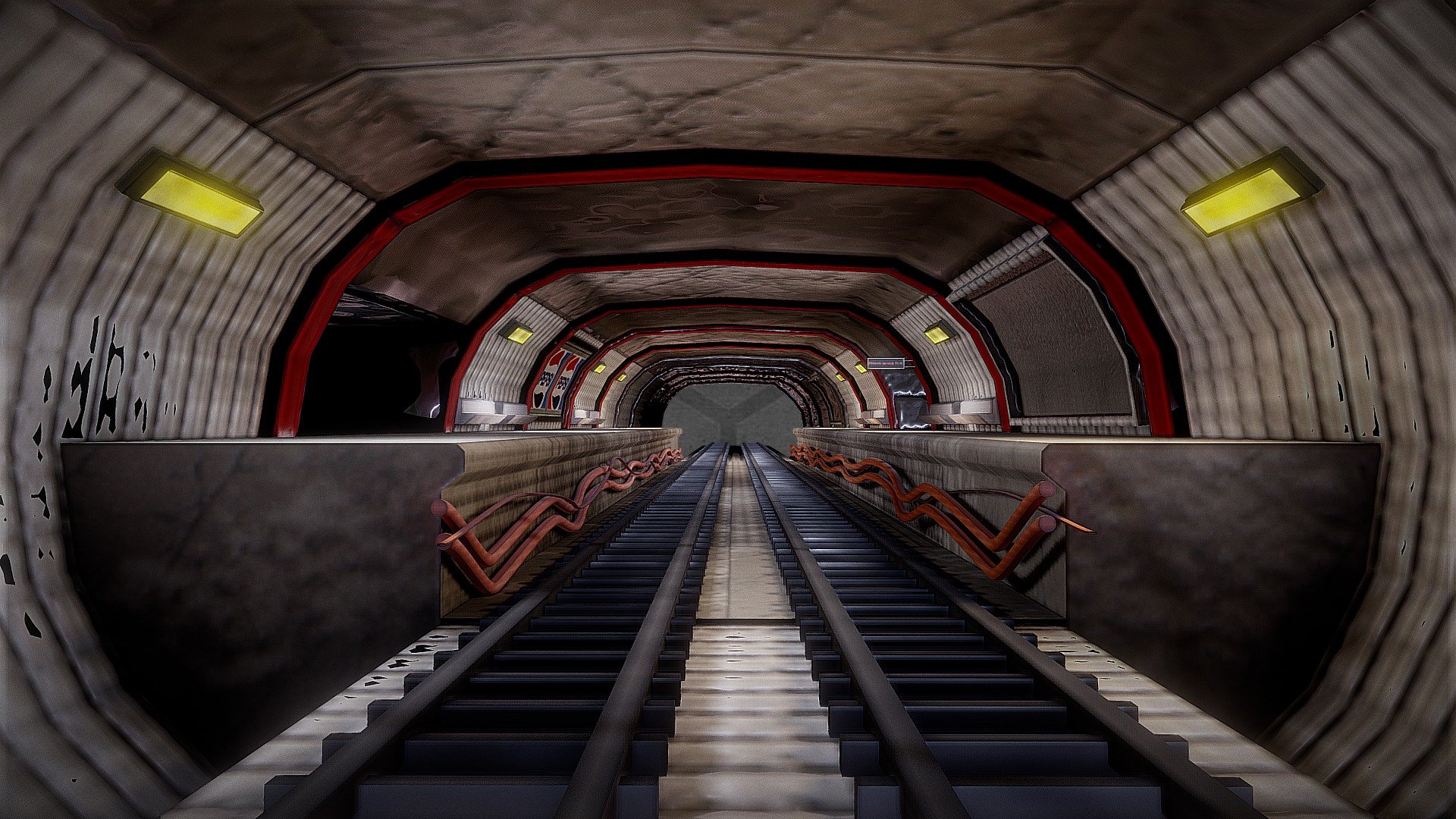 Metro station - Metro - Buy Royalty Free 3D model by Soy3D (@oibafsagenev) 3d model