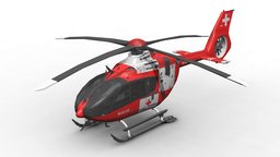 Helicopter Rescue police, vehicles, airplane, pack, airport, emergency, aircraft, airbus, rescue, emergency-services, 3d, mobile, air, helicopter