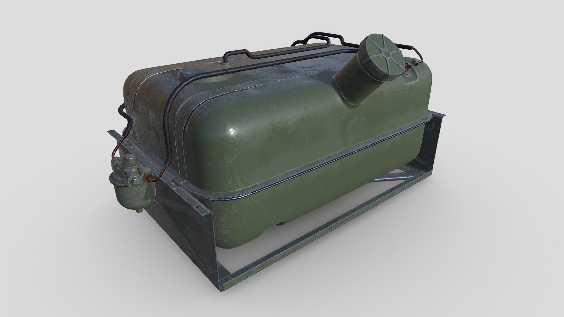 3D Model ZIL-157_Fuel tank_Almost new / 3D модель ЗИЛ-157_Топливный бак_Почти новый 3d model