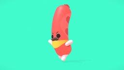 Brave Sausage food, pose, german, totem, cycle, dinner, store, moustache, saber, run, characterart, mobilegame, game-ready, grocery, sausage, charactermodel, paratype, mobilegames, stylizedcharacter, artdirection, maya, character, charactermodeling, low-poly, cartoon, asset, art, pbr, hand-painted, low, design, mobile, characters, animation, stylized, characterdesign, textured, rigged, modelling