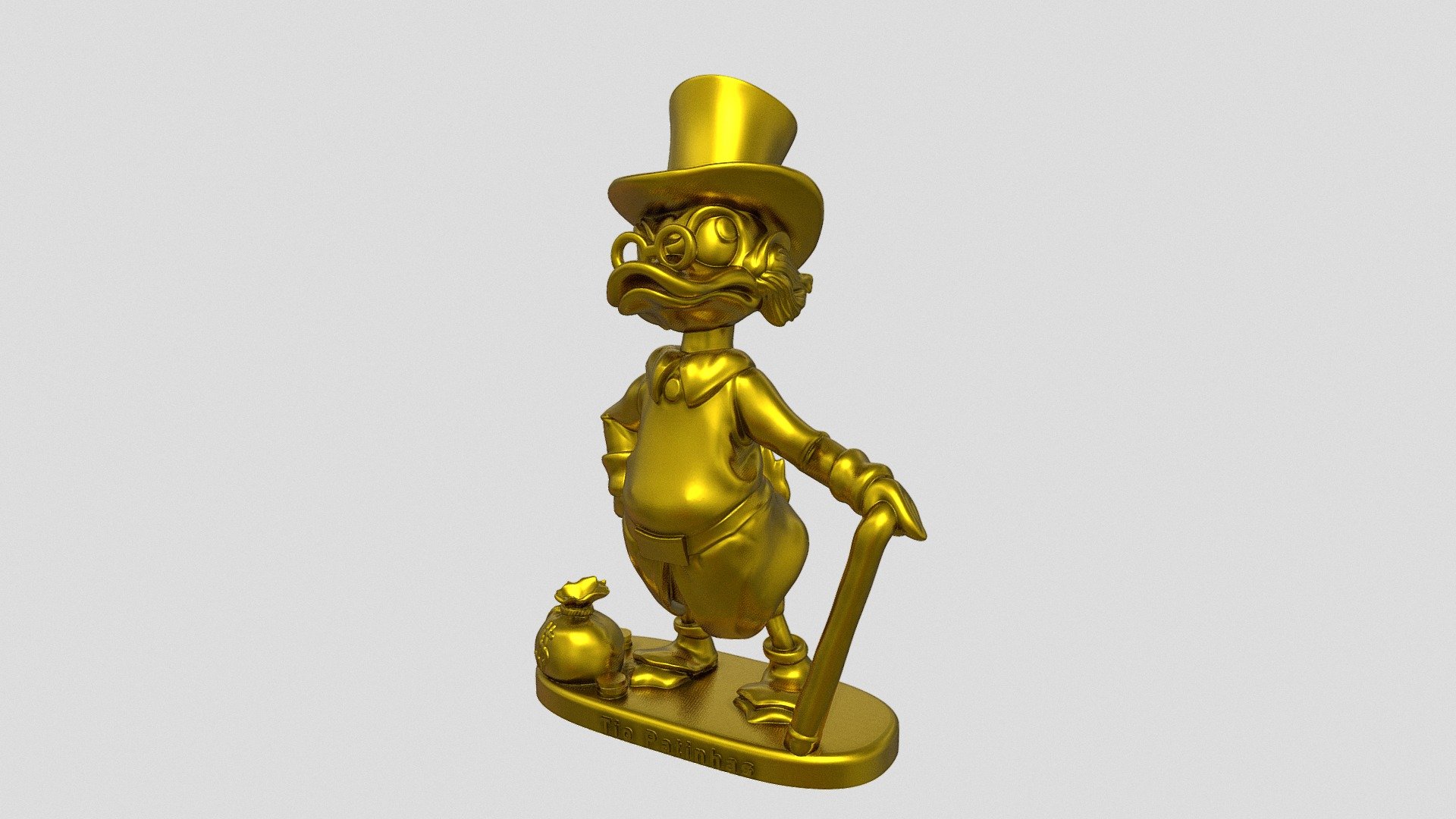 Escala Gulliver 1/22 - #068 Tio Patinhas - 3D model by 3DCraft (@insta3dcraft) 3d model