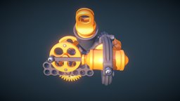 Oscillating Cylinder Motor for LEGO (3d Print) steampunk, balloon, motor, 3dprintable, technic, lego, 3dprinting, engine, schematic, scheme, compressed, compressed-air, 3dprint, air, animation, steam