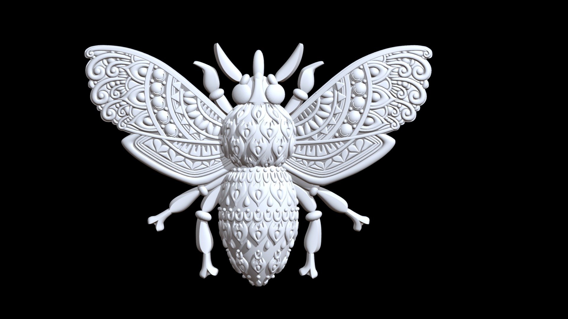 bee version Zbrush max 2014 and higher. The format is OBJ, STL.Ready for print 3d model