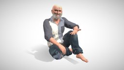 homeless man  ( Rigged & Blendshapes ) avatar, people, unreal, clothes, poor, dirty, personaje, jubilee, old, citizen, vagabond, oldman, unrealengine, pedestrian, wear, viejo, homeless, rigged-character, character, unity, unity3d, man, characterdesign, male, clothing, rigged, person, vagabundo, linyera, jubilado, homeless-man, indigente