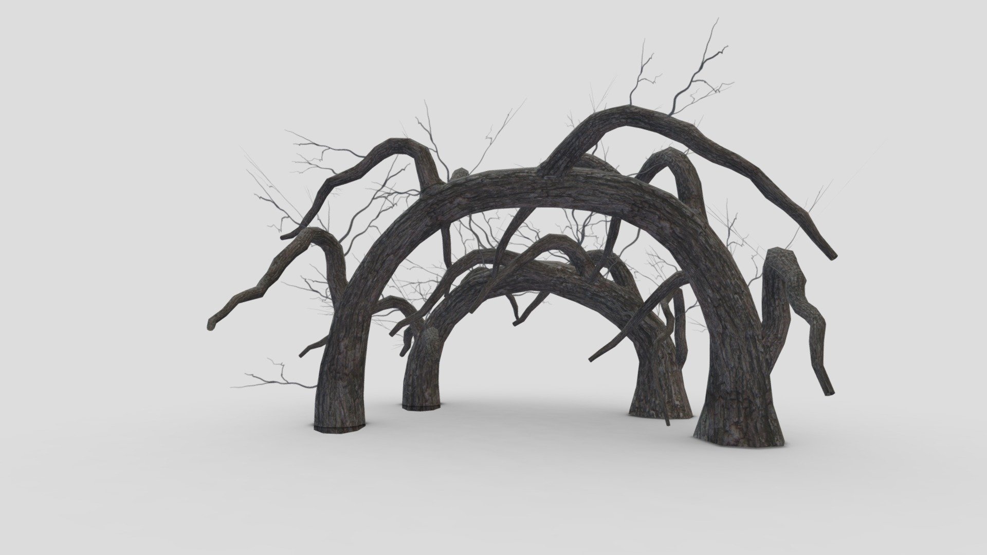 I try to provide this kind of tree to use in your game and other project. I hope it will be useful for you 3d model