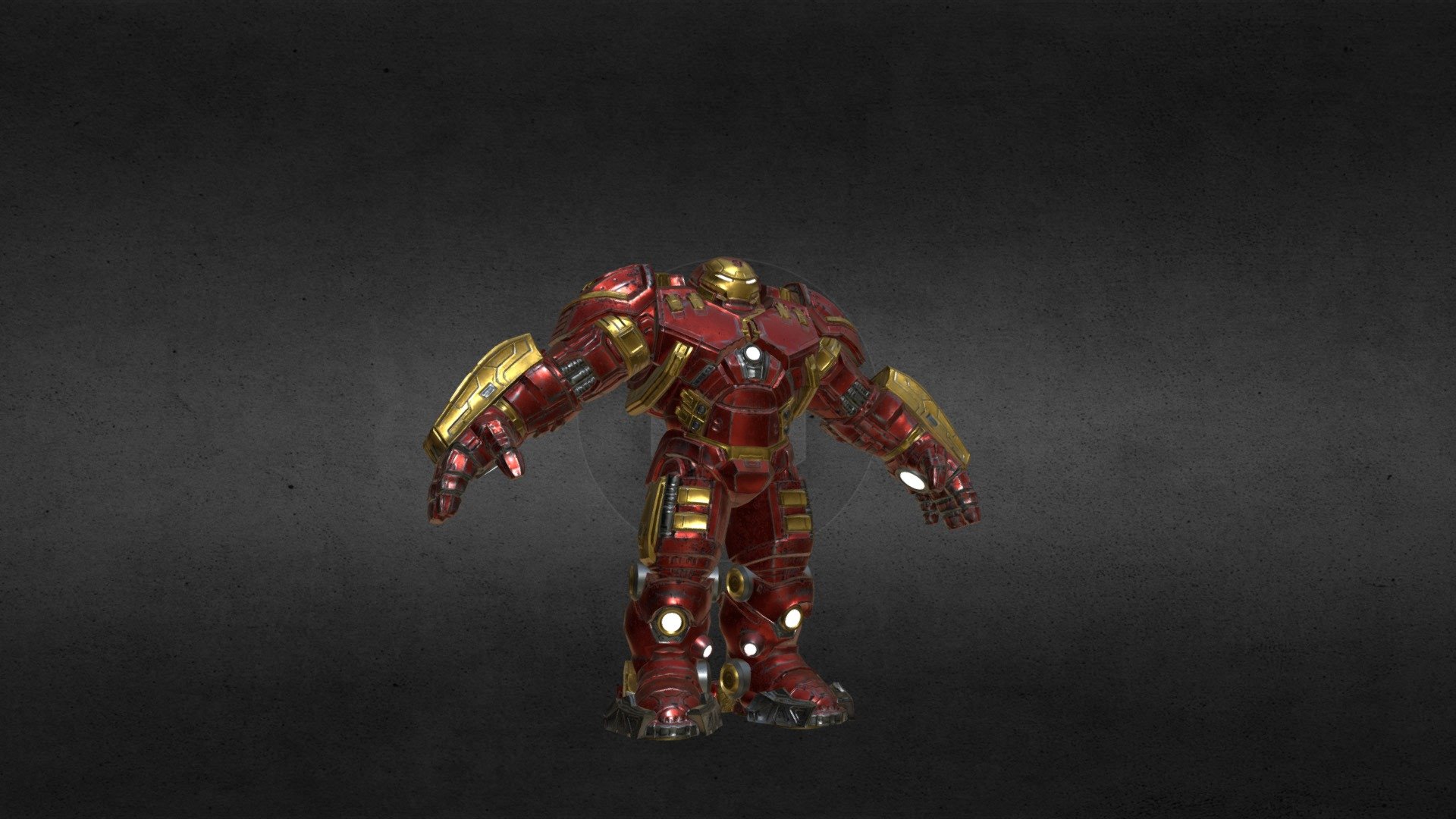 Hulk Buster - 3D model by PH (@ousopheakcheng) 3d model