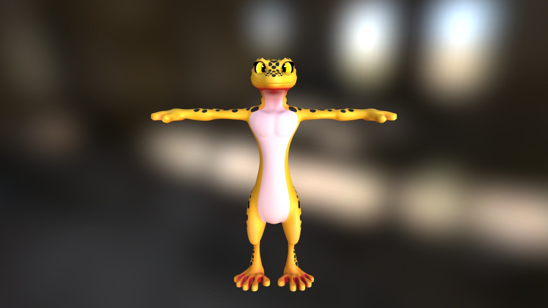 VR ready gecko avatar! Available on Patreon now! https://www.patreon.com/vr_zab after it leaves Patreon, check for it on my Gumroad (vr_zab)! All my links are here: https://linktr.ee/vr_zab

Full body compatible, Quest version included, with High and Low poly PC versions too! - Gecko - VRChat & VTuber Avatar - 3D model by Zab (@lixyco) 3d model