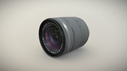 Fujifilm Fujinon XC16-50mm f/3.5-5.6 OIS II Lens kit, still, photo, dslr, lens, camera, reflex, optic, objective, slr, low-poly, glass, 3d, low, poly, model, digital