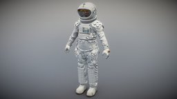 Astronaut suit, fiction, nasa, sci, fi, clothes, vacuum, 4k, astronaut, cosmic, mixamo, astro, science, fabric, cosmonaut, spacex, garment, cosmos, scafander, substancepainter, character, unity, asset, game, blender, pbr, helmet, sci-fi, human, male, rigged, space