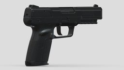 FN Five-seven High-poly