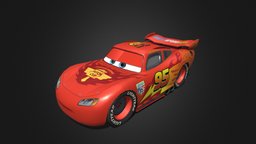 Lightning McQueen cars, nascar, racingcar, pixar-cars