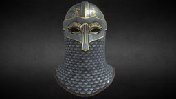 Saxon Viking Helmet Fantasy